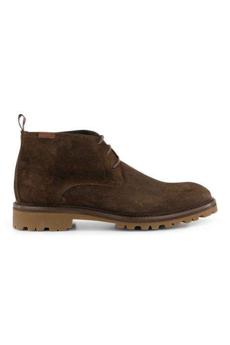 Floris van Bommel schoenen bruin suede