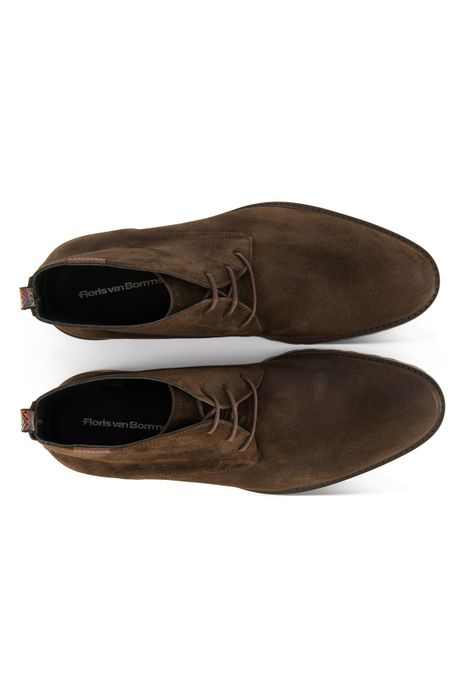 Floris van Bommel schoenen bruin suede