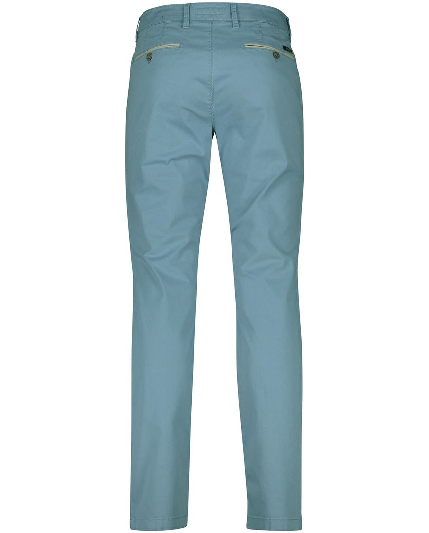 Gardeur Pantalon effen blauw normale fit