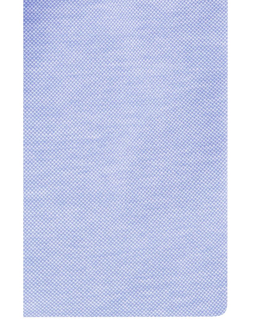 Slim fit Ledub overhemd lichtblauw stretch katoen