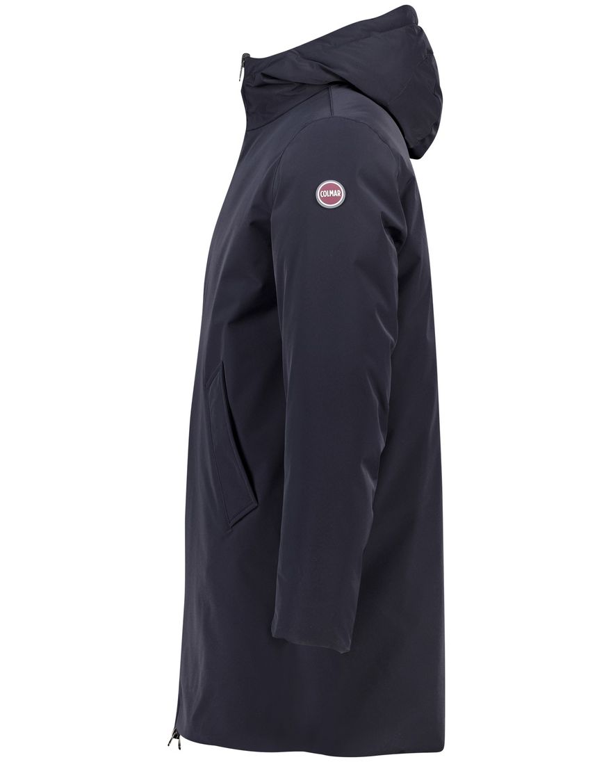 Colmar winterjas dubbelzijdig donkerblauw