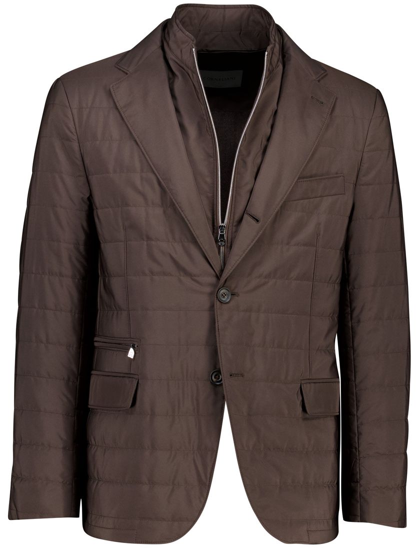 Corneliani jas bruin second side padding