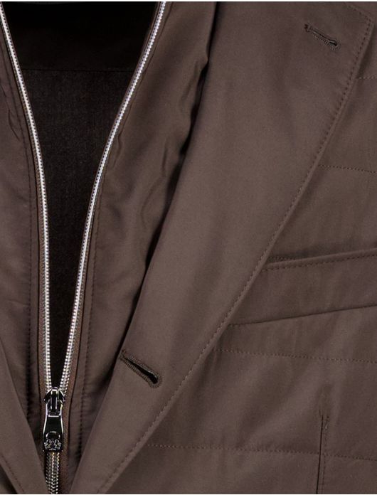 Corneliani jas bruin second side padding