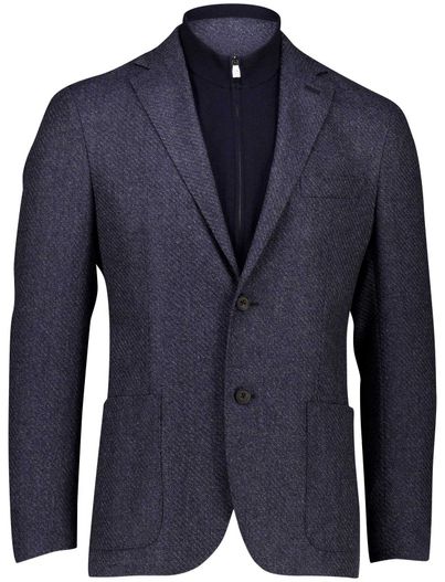 Corneliani colbert Corneliani donkerblauw gemêleerd
