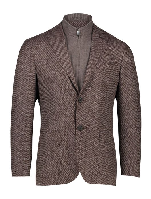 Corneliani colbert bruin virgin wol