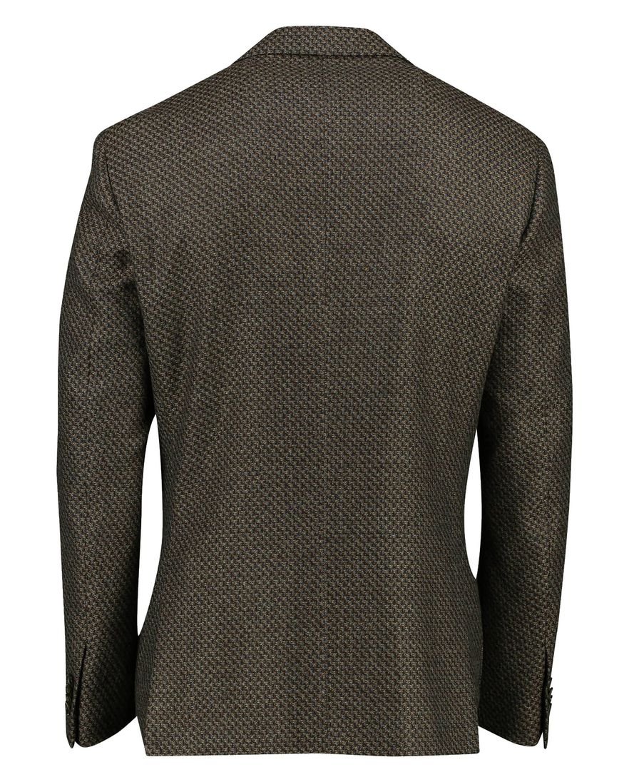 Corneliani colbert bruin geruit virginwol