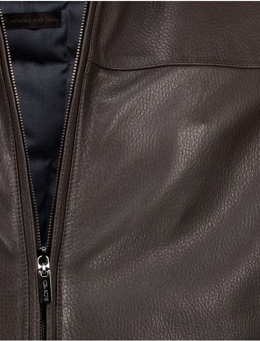 Gimo's winterjas bruin leer