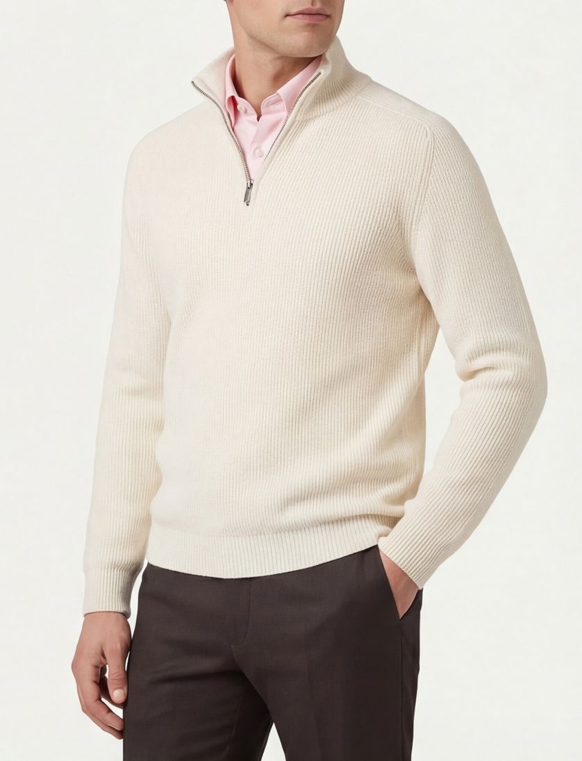 trui Blue Industry off-white