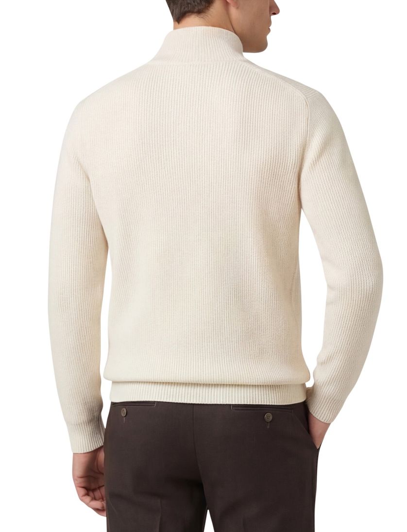 trui Blue Industry off-white