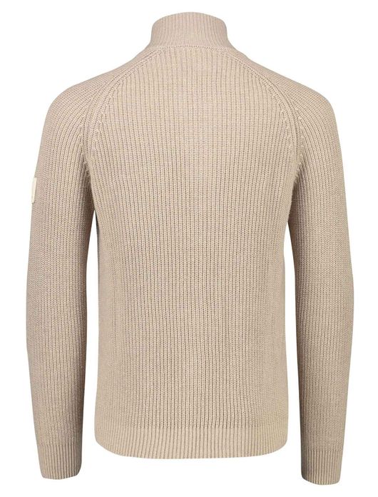 Blue Industry vest met knopen beige