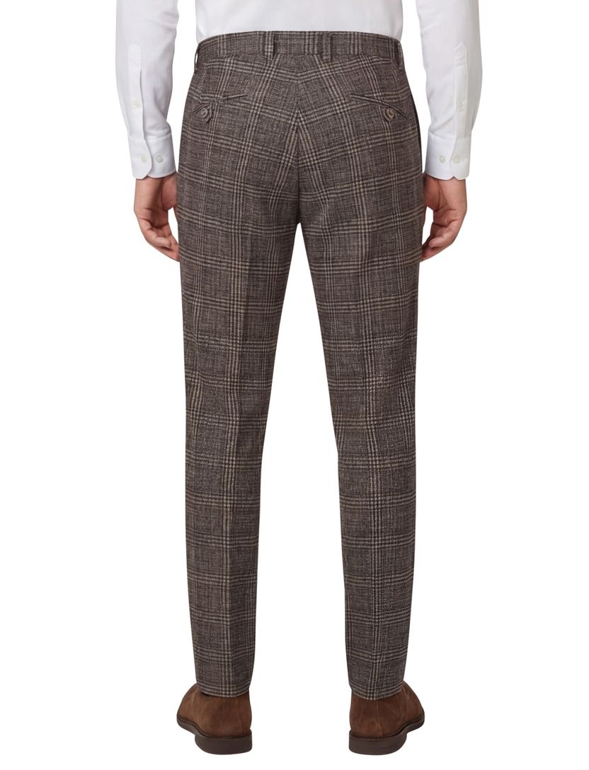 pantalon mix en match Blue industry bruin geruit