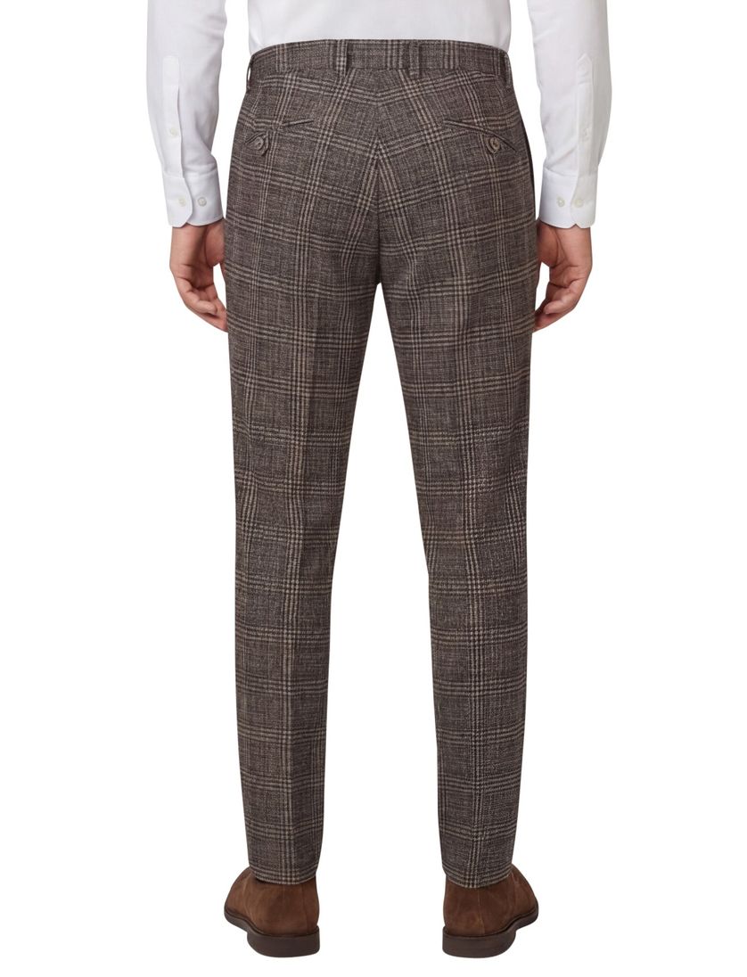 pantalon mix en match Blue industry bruin geruit