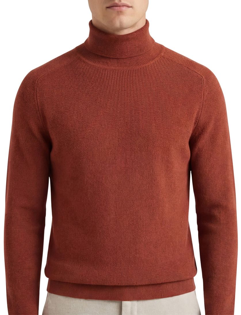 trui Blue industry effen oranje