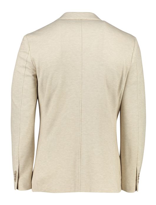 colbert Blue Industry corduroy, stretch slim fit beige effen