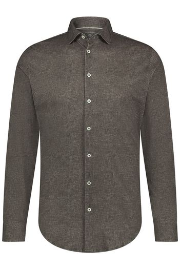 Blue Industry casual overhemd bruin Blue industry