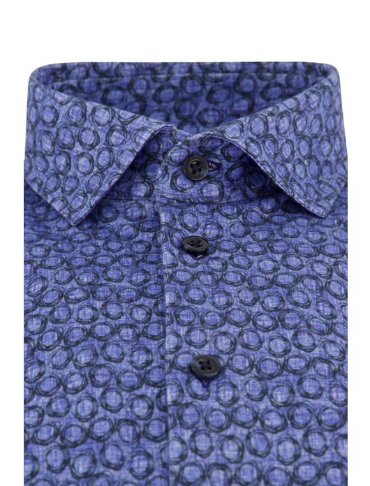 casual overhemd blauw Blue industry