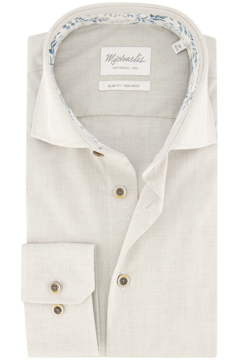 Michaelis business overhemd grijs