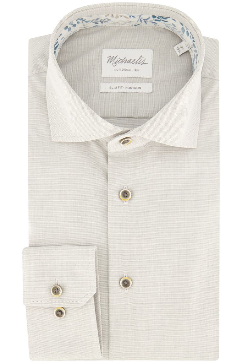 Michaelis business overhemd grijs