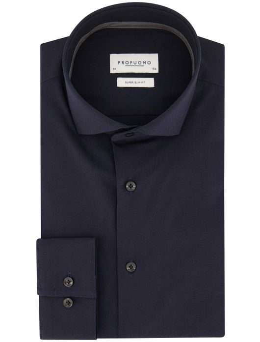 Profuomo overhemd super slim fit navy