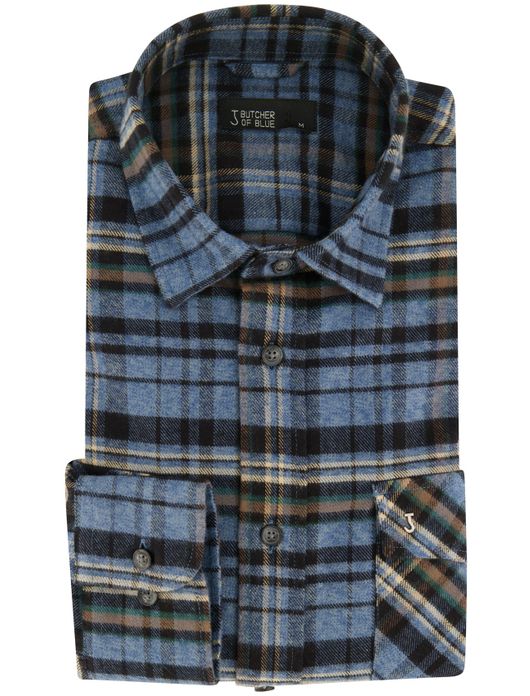 Overshirt blauw Butcher of Blue