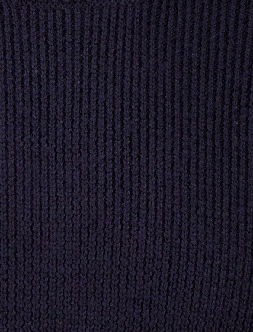 trui Butcher of Blue donkerblauw structuur