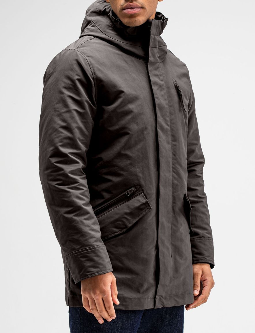 Butcher of Blue parkajas bruin waterafstotend