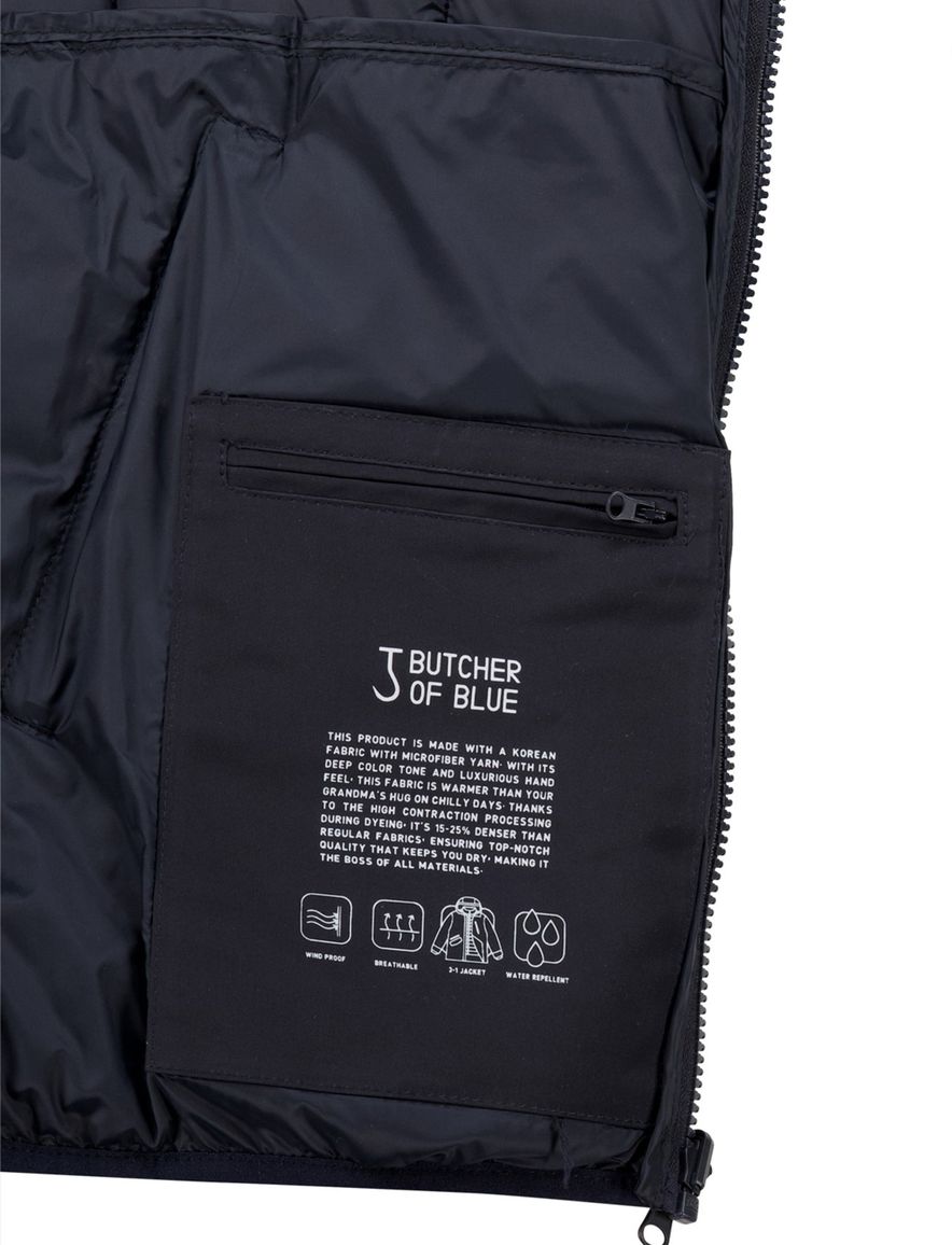 Butcher of Blue parkajas bruin waterafstotend