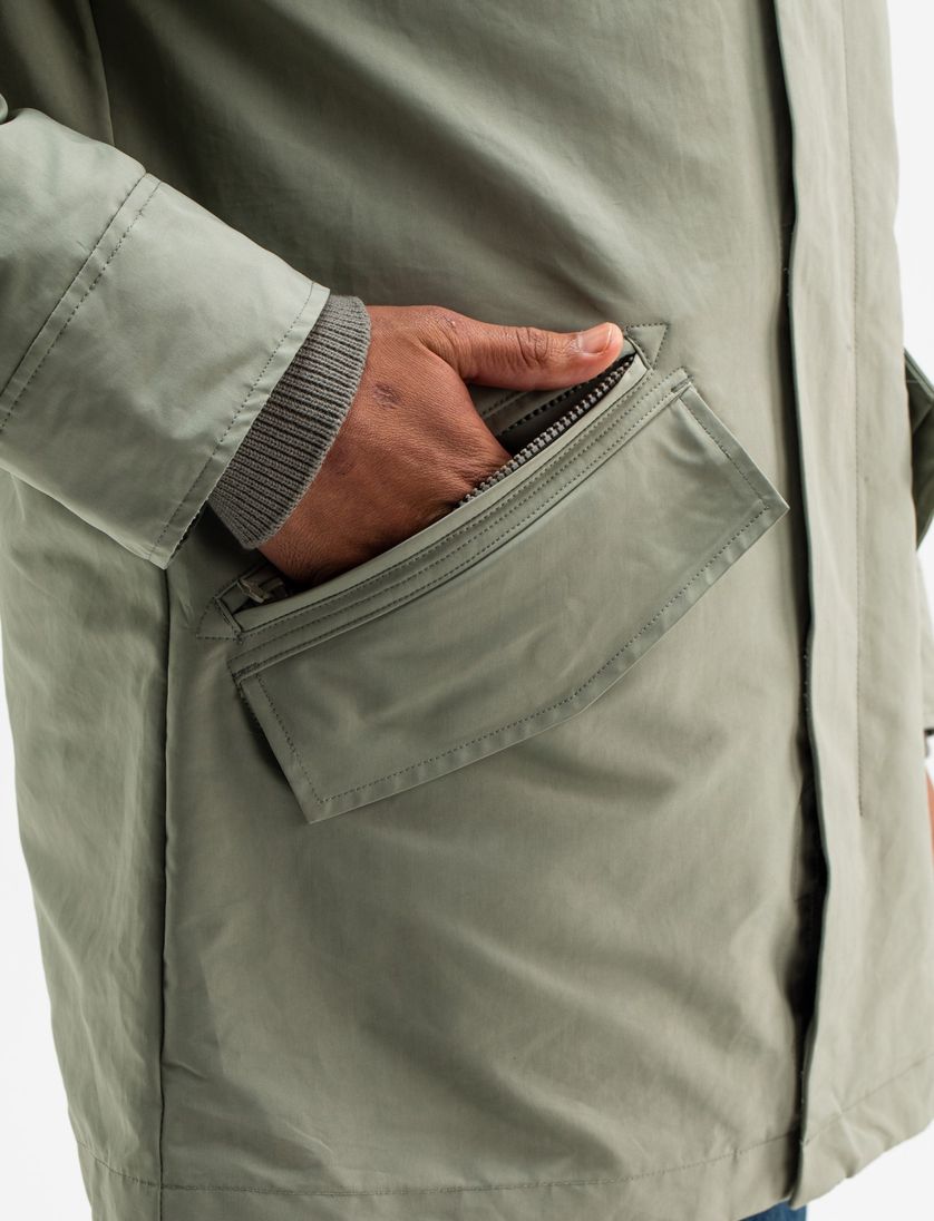 Butcher of Blue jack groen waterafstotend met capuchon