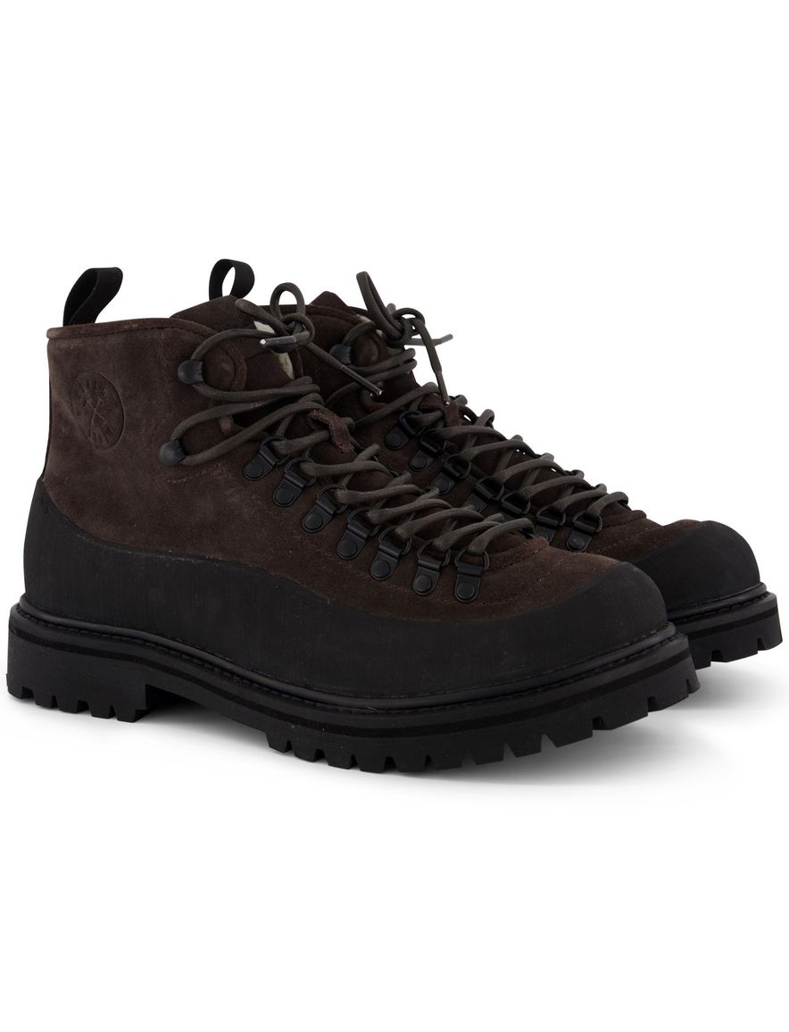 Hoge Blackstone schoenen bruin effen