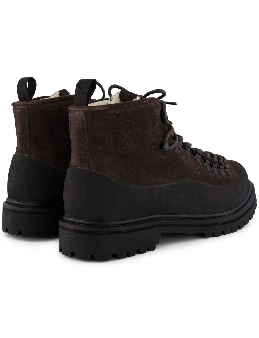 Hoge Blackstone schoenen bruin effen