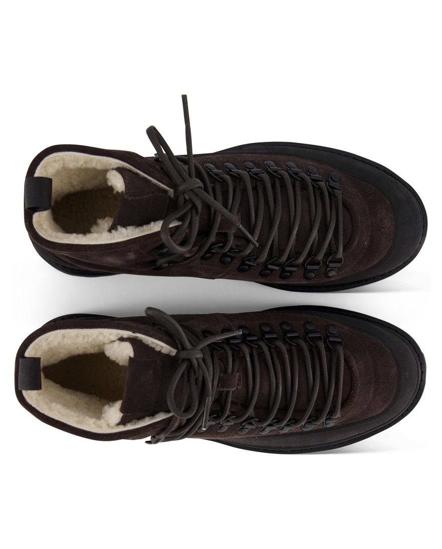 Hoge Blackstone boots bruin effen leer