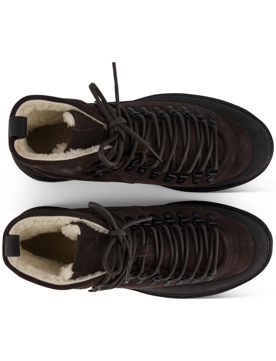 Hoge Blackstone schoenen bruin effen