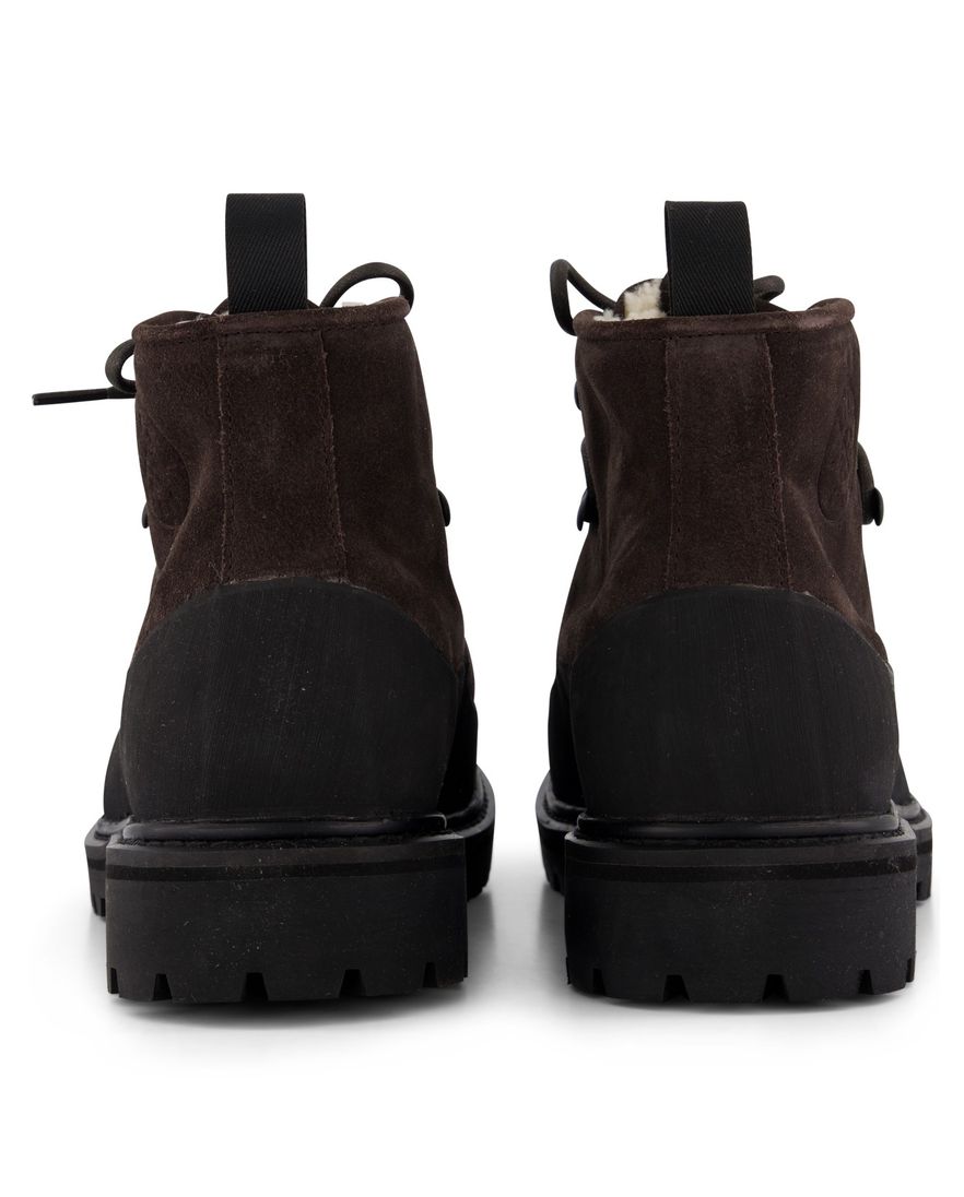 Hoge Blackstone boots bruin effen leer