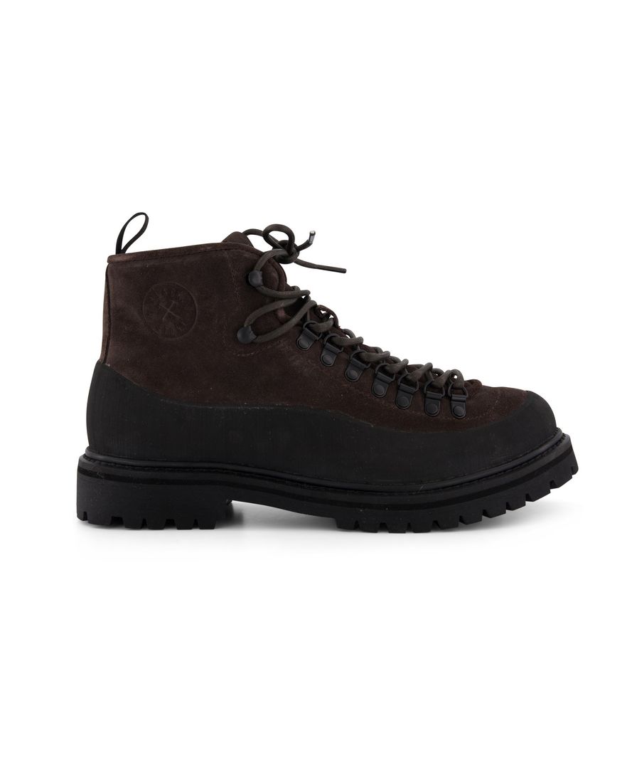 Hoge Blackstone boots bruin effen leer