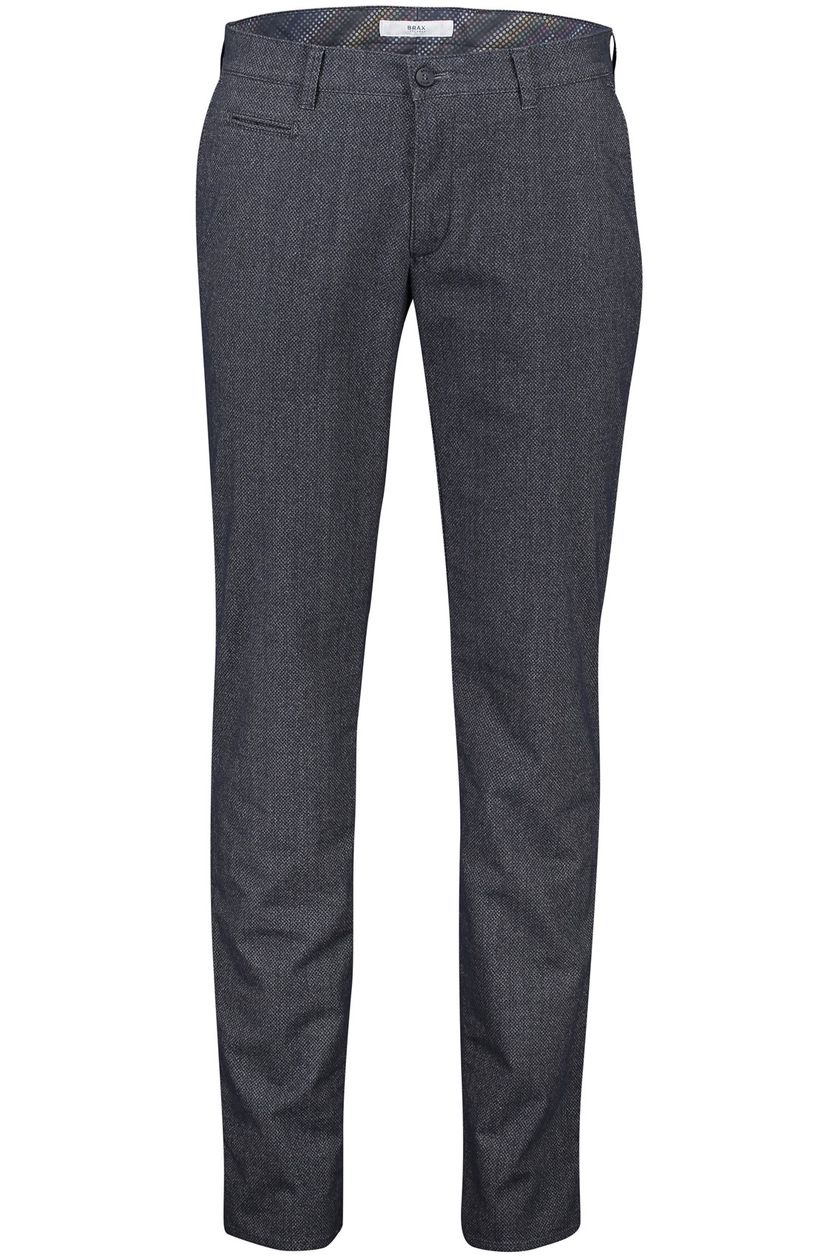 katoenen broek Brax donkerblauw