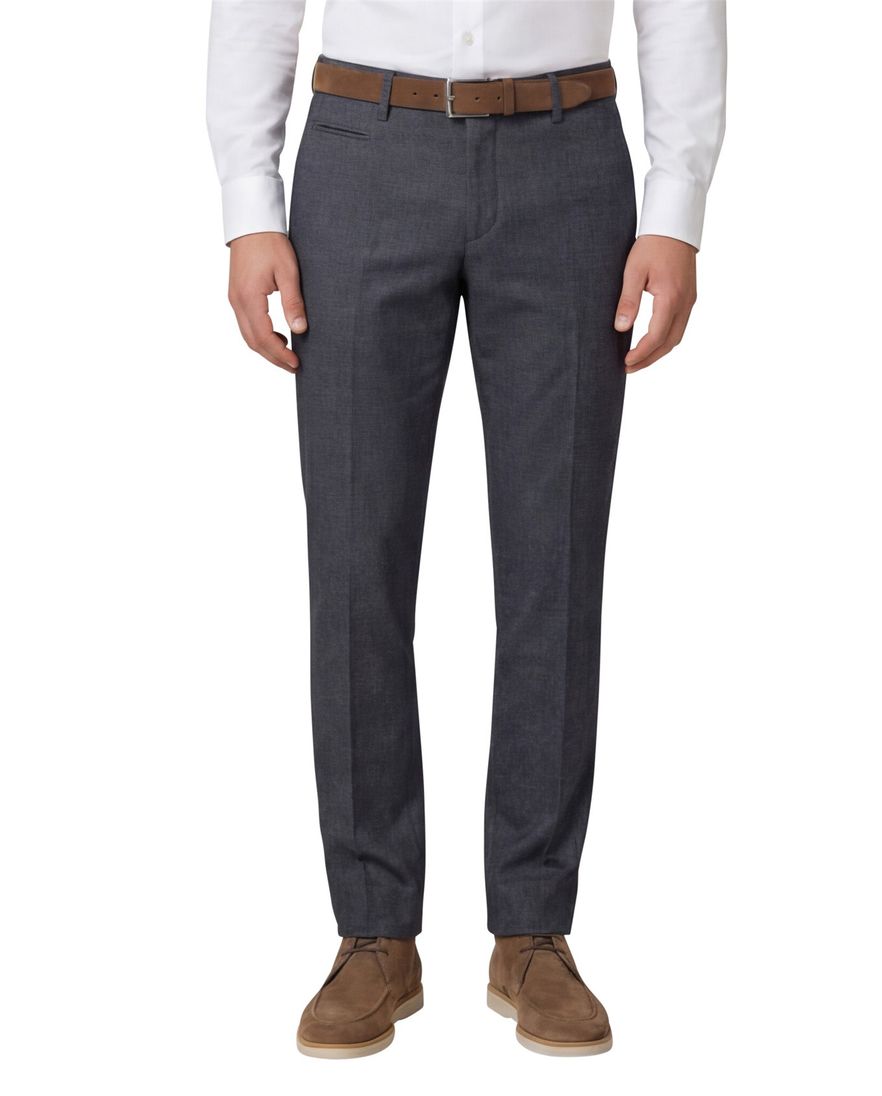 Brax katoenen broek donkerblauw