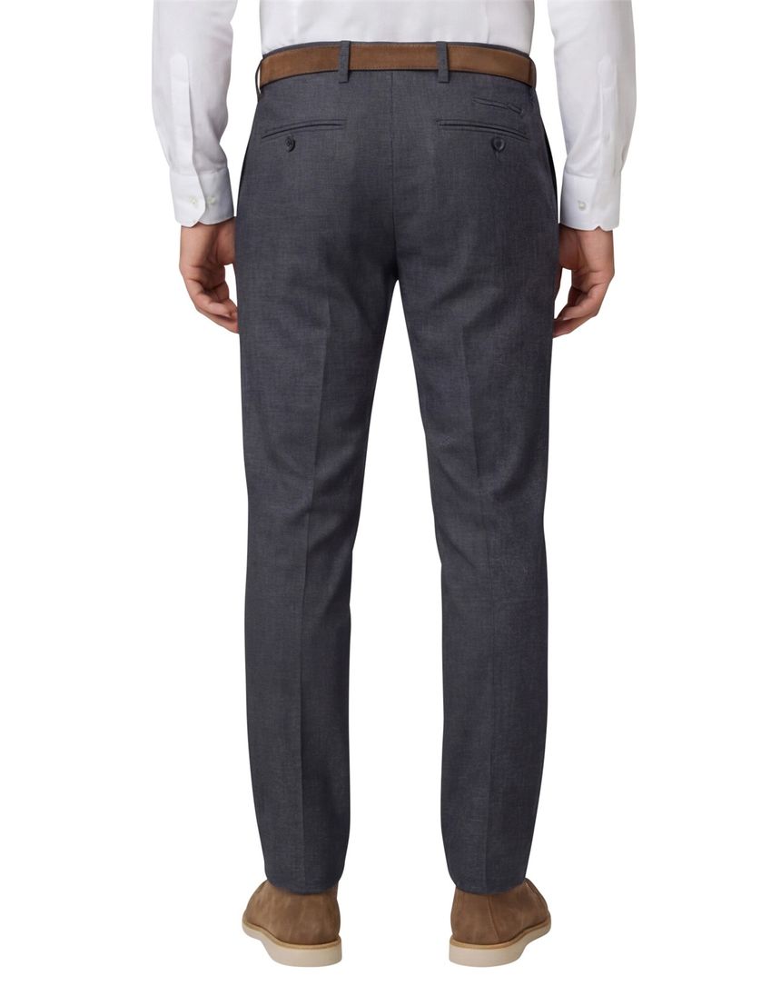 katoenen broek Brax donkerblauw