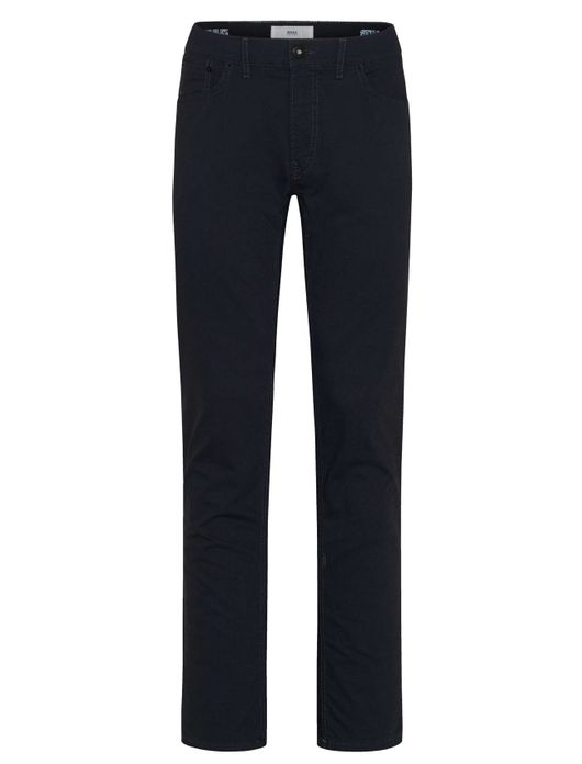 jeans Brax zwart effen katoen