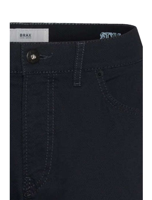jeans Brax zwart effen katoen