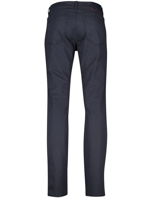 jeans Brax donkerblauw effen katoen, polyester, stretch Chuck