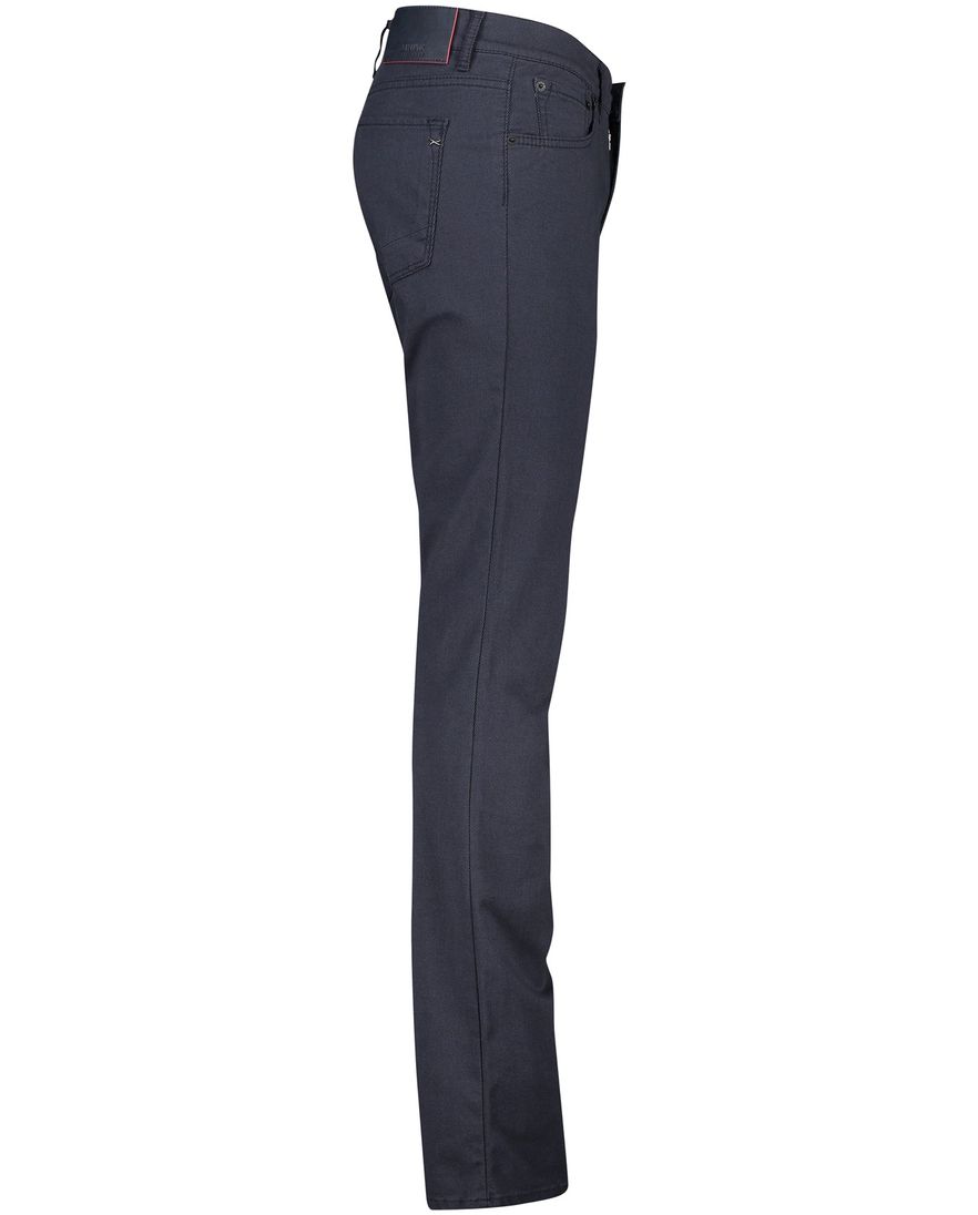 Brax broek Chuck donkerblauw effen normale fit