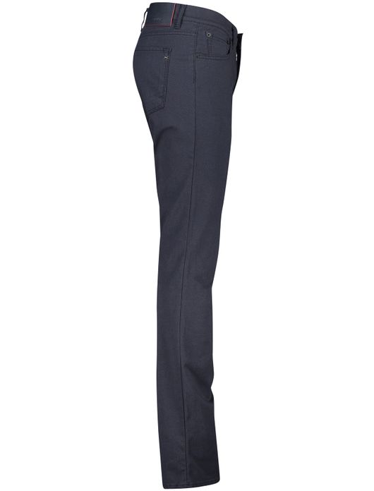 jeans Brax donkerblauw effen katoen, polyester, stretch Chuck