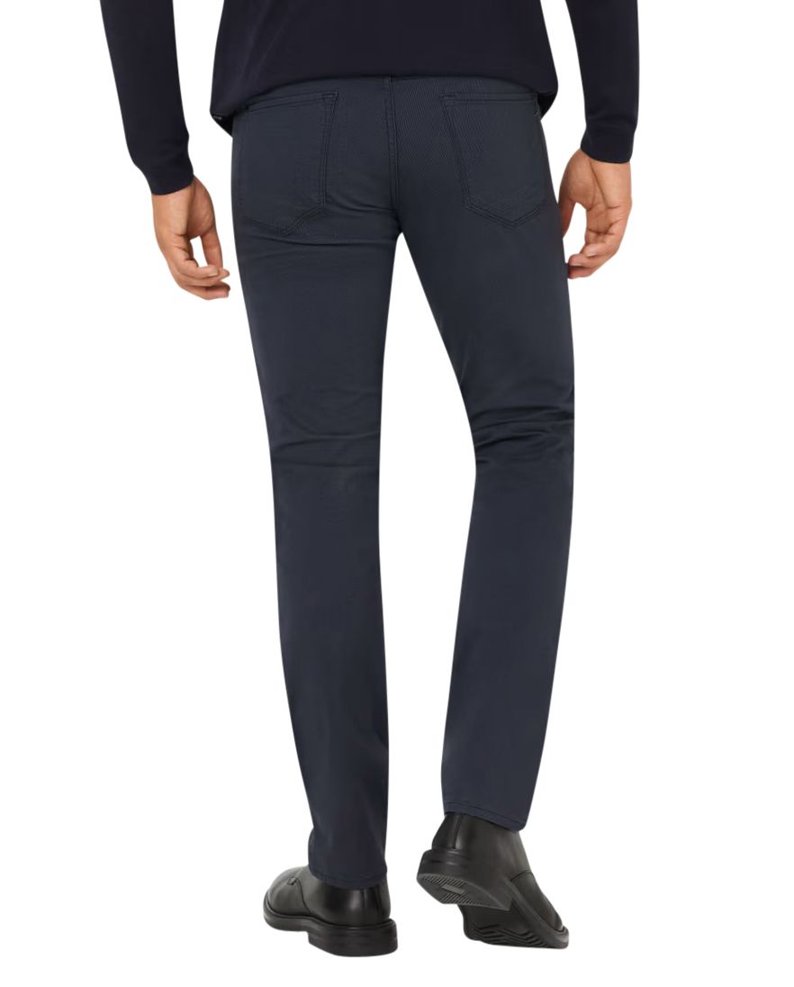 Brax broek Chuck donkerblauw effen normale fit