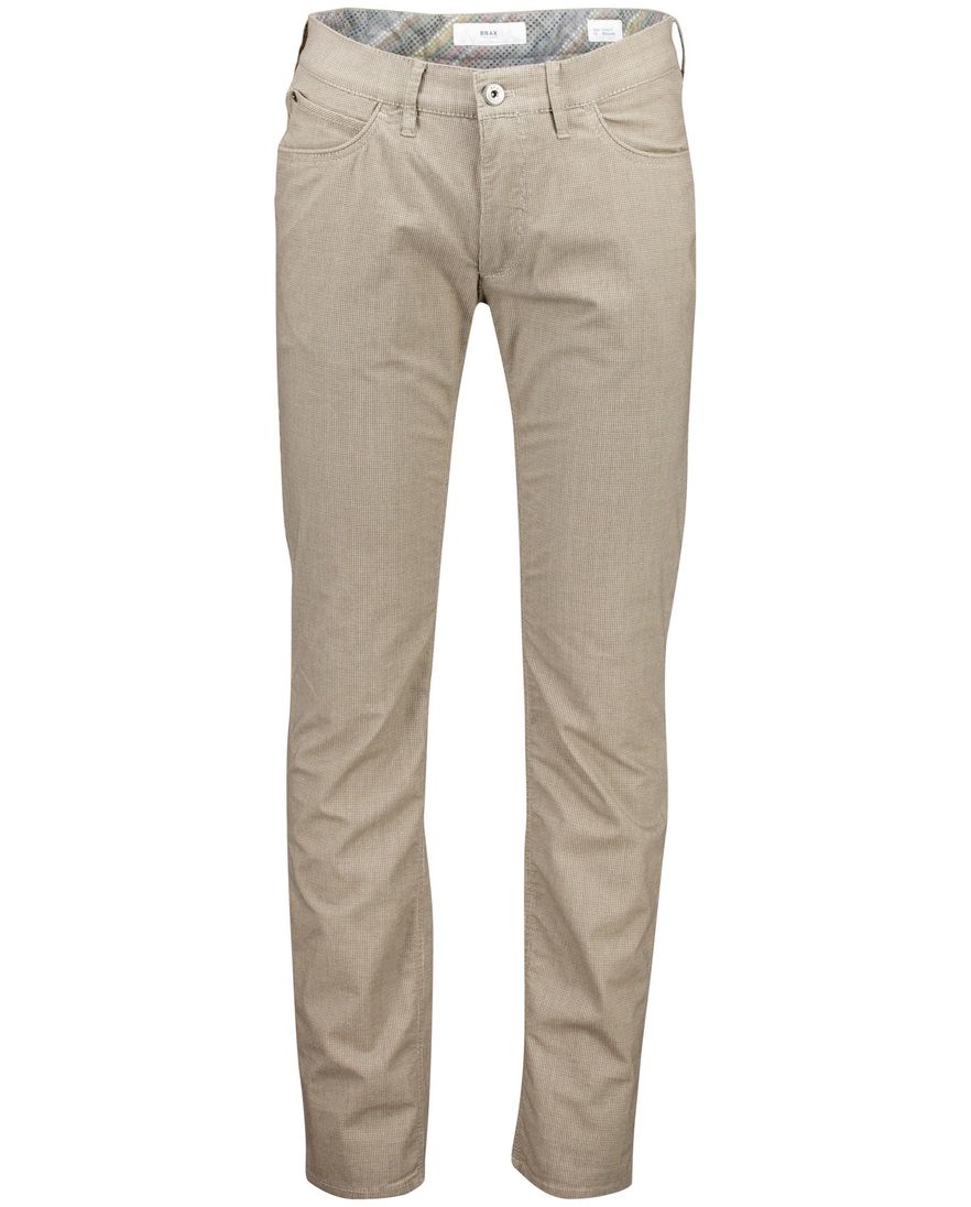 Brax 5-pocket broek Chuck beige slim fit