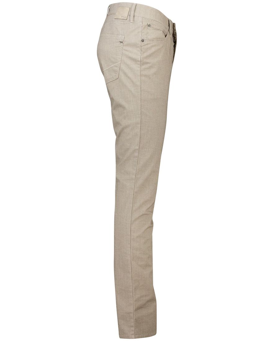 Brax 5-pocket broek Chuck beige slim fit