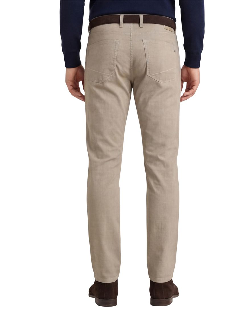 Brax 5-pocket broek Chuck beige slim fit