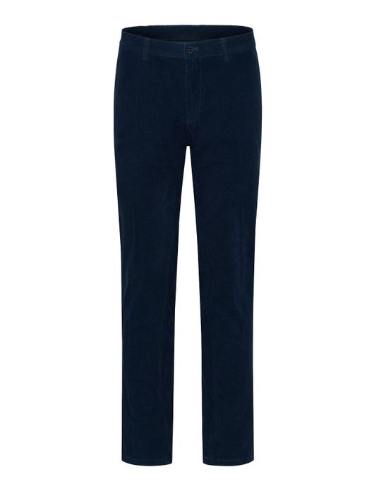 katoenen broek donkerblauw Brax