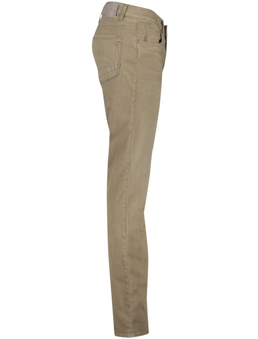 jeans Brax bruin effen katoen, stretch Chuck