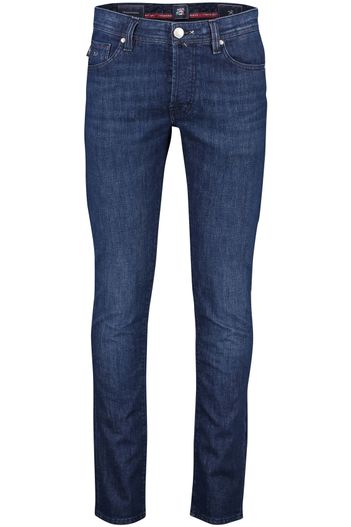 Tramarossa katoenen Tramarossa jeans Leonardo effen blauw slim fit