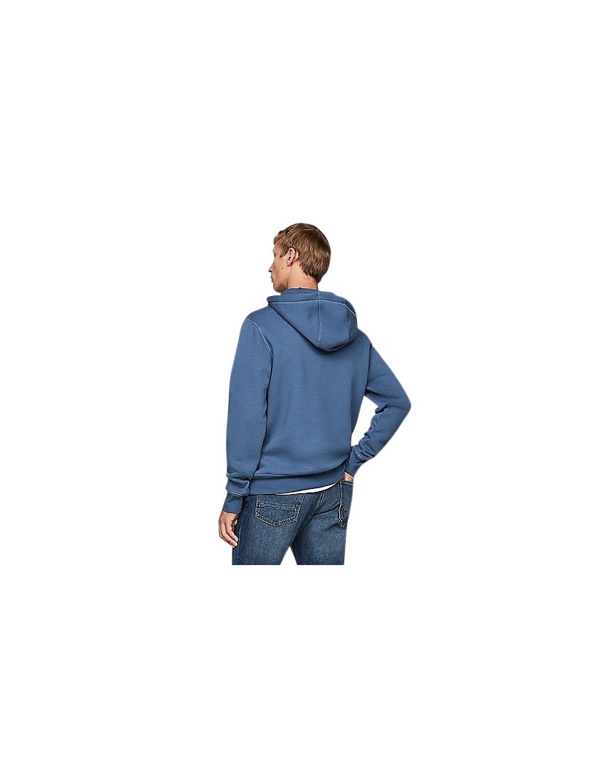 Tommy Hilfiger hoodie blauw katoen